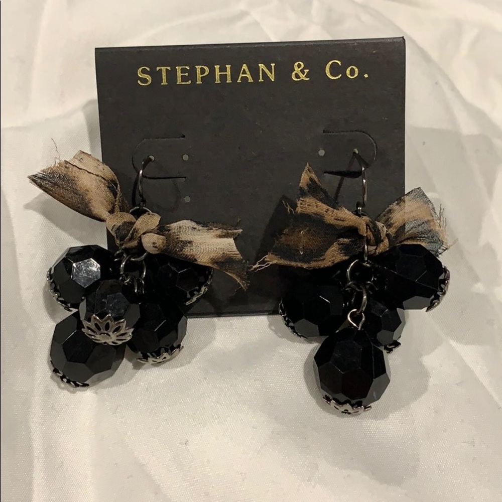 Black earrings